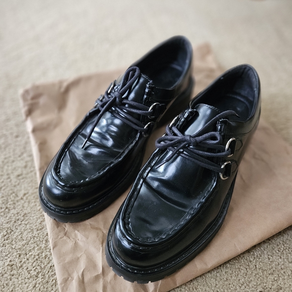 LUG SOLE MEN'S LEATHER SHOES - Picture 1 of 8